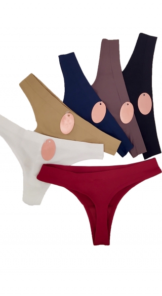 String Microfibre Lupoline - Rose, Neuf Avec étiquettes, Lingerie Confortable Femme