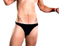 Sexy hommes string uni