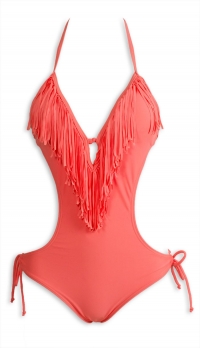 Maillot de bain à franges