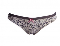 String Léopard femme