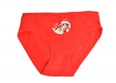 Culotte enfant Noel Rouge  (2 à 12ans)