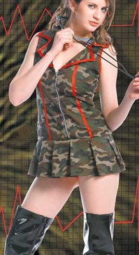 Costume femme camouflage