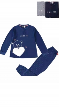Pyjama coton molletonné