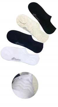 Socquettes hommes fibre de bambou couleurs
