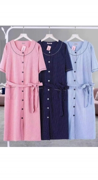 Chemise de nuit bouton devant