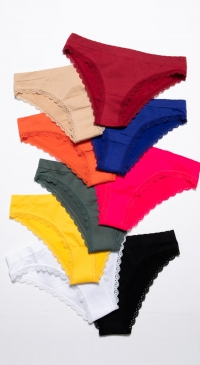 Culotte microfibre coloris divers