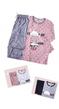 Grossiste L.dessous - Lot de Pyjama pilou pilou licorne enfant, Pyjamas,  pyjama enfant