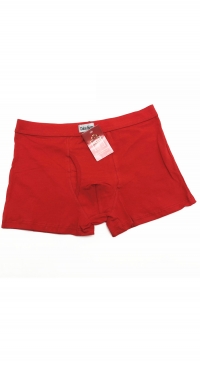 Boxer coton rouge homme pour noel & fête