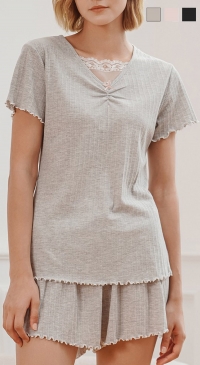 Pyjama short coton