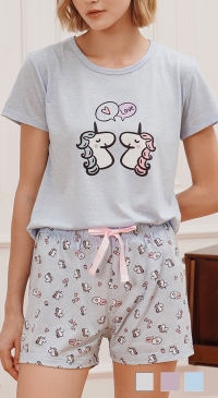 Ensemble pyjama short manche courte