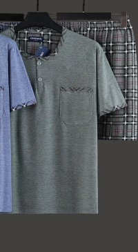 Pyjama coton manche courte et short
