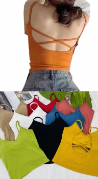 Débardeur crop top COTON