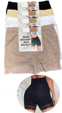 Boxer microfibre avec dentelle