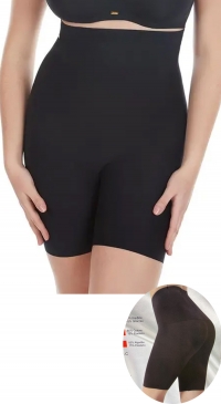 Panty noir coton grande taille