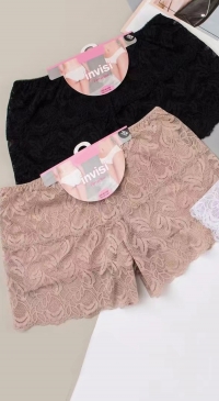 Boxers dentelle coton