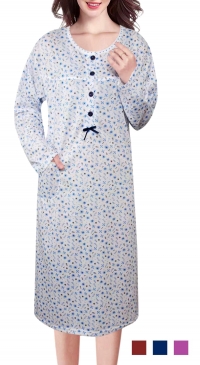 Chemise de nuits imprimées fleurs