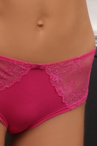 Boxer avec dentelle rose