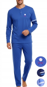 Pyjama coton molletonné homme