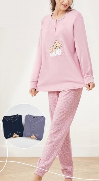 Pyjama molletonné femme