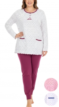 Pyjama coton pour femme grande taille (du 48 au 56)