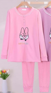 Pyjama molletonné femme