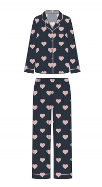 Pyjama femme pois ou coeur