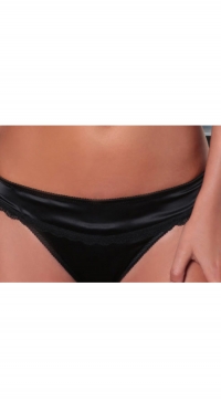 Culotte Satin haute qualité noir