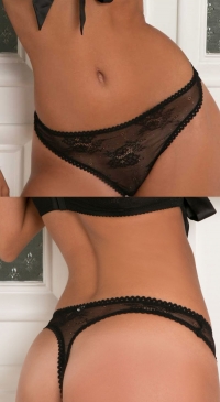 string dentelle noir