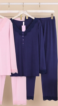 Pyjama femme hiver-printemps