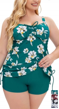 Tankini grande taille 2 pièces (que noir et bordeaux)