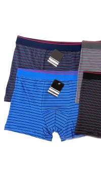 Boxer raye homme