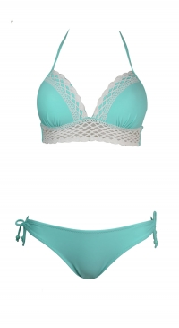Maillot de bain 2 pièces vert