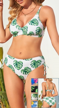 Maillots de bain imprimé tropical
