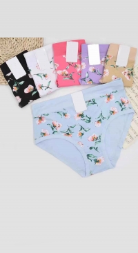 Culotte imprimés fleurs grande taille