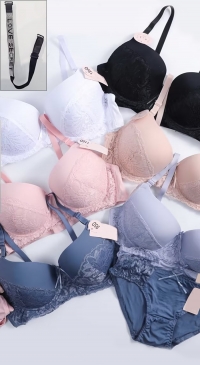 Ensemble Soutien-gorge bonnet D avec culotte