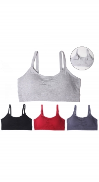 Brassières bretelles à fines coton grande taille