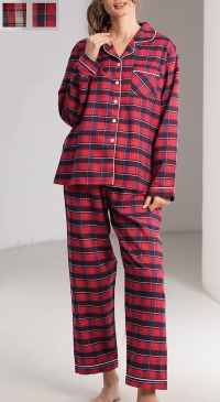 Pyjama à carreaux pour femme