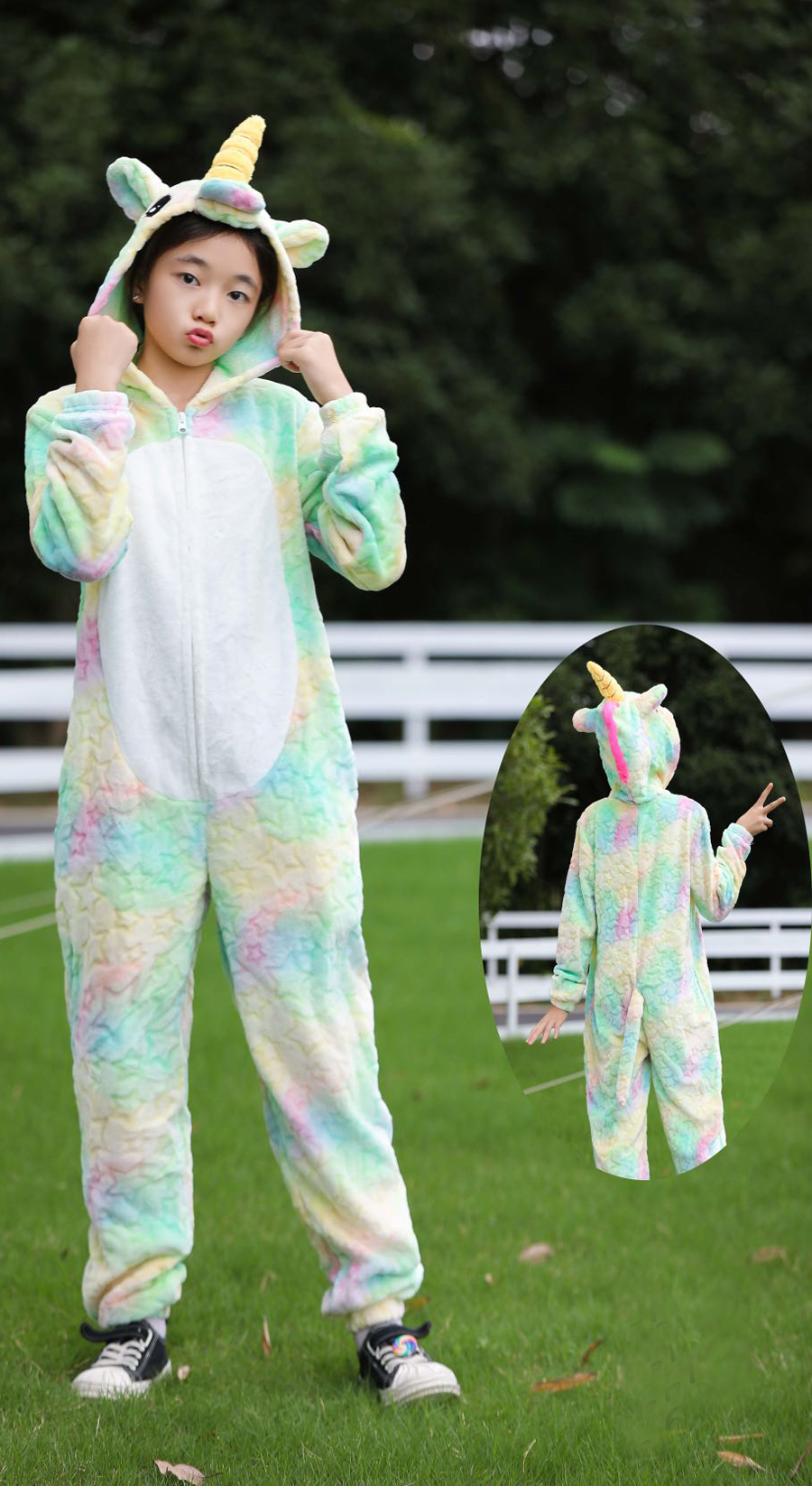 Pyjama pilou pilou licorne