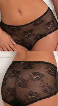 Culotte dentelle noir