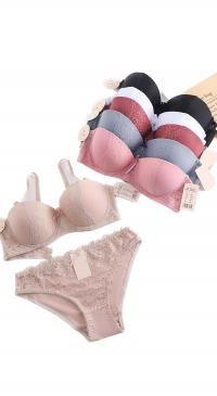 Ensemble soutien-gorge bonnet B culotte assortie