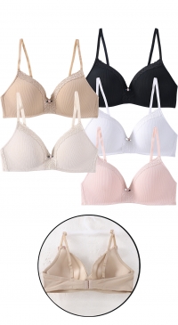 Brassière microfibre sans armature dentelle 34 AU 42 bonnet B