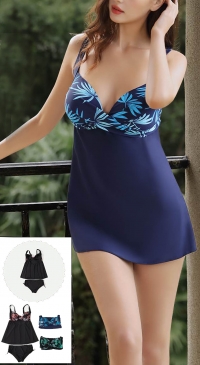 Tankini robe avec short