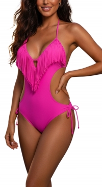 Maillot de bain à franges
