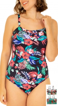 Maillot de bain 1 pièce antiglissant  imprimé fleurs