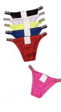Culotte dentelle fantaisie avec élastique