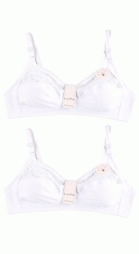 Soutien-gorge blanc bonnet F sans rembourrage ni armatures