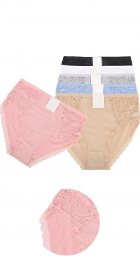 Culottes grandes tailles avec dentelle