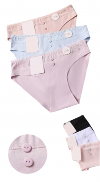 Culottes sans coutures déco boutons