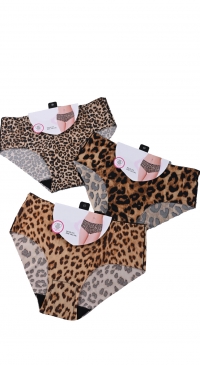 Culotte léopard sans couture (M/L au 2XL/3XL)