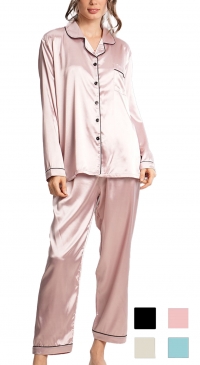 Pyjama satin uni